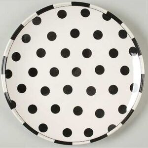 Monochrome Dots Royal Stafford Dinner Plates China Dinnerware England Polka dots
